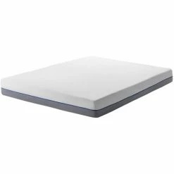 Le moins cher 🛒 BELIANI Matelas En Mousse Blanc 160x200 - Blanc 👍