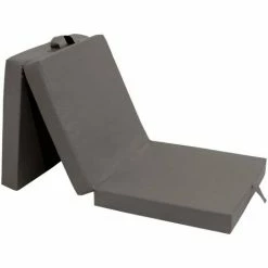 De gros 😀 Matelas En Mousse Pliable En 3 Sections 190x70x9 Cm Gris VidaXL 🔥