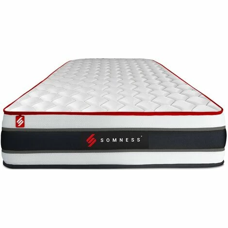 Grosses soldes 🛒 SOMNESS Matelas ENERGY Ressorts Ensachés Et Mémoire De Forme 90x200 🎁