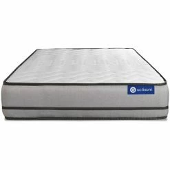 Meilleur prix 🤩 ACTISOM Matelas ACTIMEMO 90x190cm 2 Faces à MÉMOIRE DE FORME 3zones De Confort 🎉