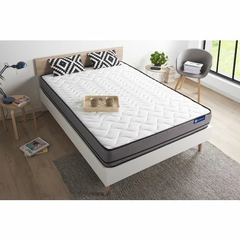 Meilleur prix 🎁 ACTISOM Matelas ACTILATEX 90x200cm 2 Faces à MÉMOIRE DE FORME + LATEX 3zones De Confort 🎉 – Image 5