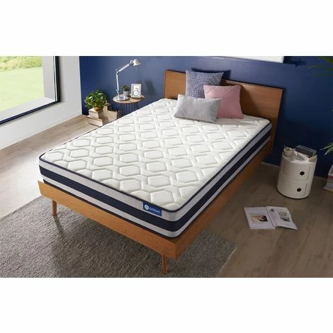 Remise 😍 ACTISOM Matelas Ressorts Ensachés Et Mémoire De Forme ACTIFLEX ERGO 90x190 Cm Maxi épaisseur 5zones De Confort ✨ – Image 5