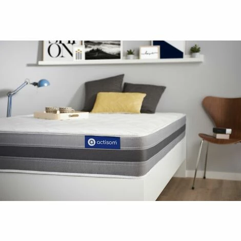 De gros 👍 ACTISOM Matelas Mémoire De Forme 90x190 Cm Maxi épaisseur 5zones De Confort 😀 – Image 2