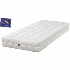 Budget 🤩 KING OF DREAMS Matelas 80x200 Avec Latex Naturel 80 Kg/m3 DEHOUSSABLE - 21 Cm - Ferme + Protège Matelas OFFERT Natural Latex 🤩