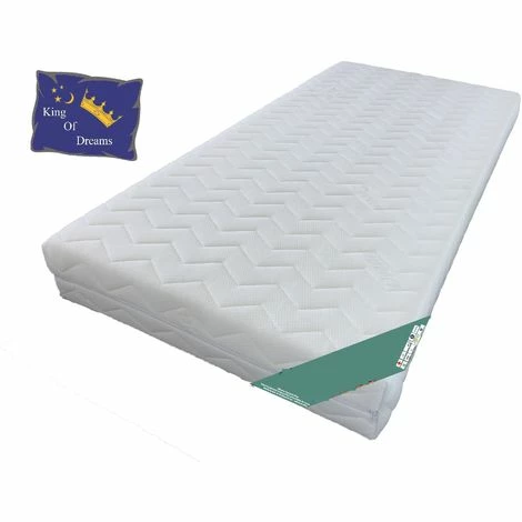Top 10 🌟 KING OF DREAMS Matelas 80x190 Pour Sommier Articulé - Déhoussable Mousse Poli Lattex Indéformable - 19 Cm - Soutien Trés Ferme Housse Lavable à 30¡ + Protège Matelas OFFERT Relax King 80 X 190 🥰 – Image 5