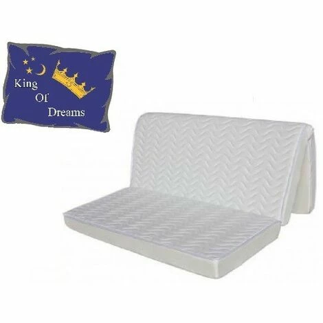 Coupon 👍 KING OF DREAMS Matelas BZ 160x200 Mousse Poli Lattex Indéformable Tissu Strech Trés Résistant - Hauteur 10 Cm - Soutien Ferme + Oreiller à Mémoire De Forme Valeur 89 Euros OFFERT 160x200 TECHNO10 ⌛