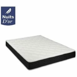 Top 10 🎉 NUITS D'OR Lot De 2 Matelas 80x190 Latex Haute Résilience 80 Kg/m3 + Aertech - Epaisseur 20 Cm - Soutien Ferme - Hypoallergénique + 2 Protèges Matelas OFFERTS 80 190 🌟
