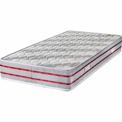 Meilleur prix 🧨 KING OF DREAMS Lot De 2 Matelas 80x200 Tissu Avec Bambou Naturel Mousse Poli Lattex Indéformable - Hauteur 24 Cm - Soutien Ferme 80 200 Maxi Bamboo ✨