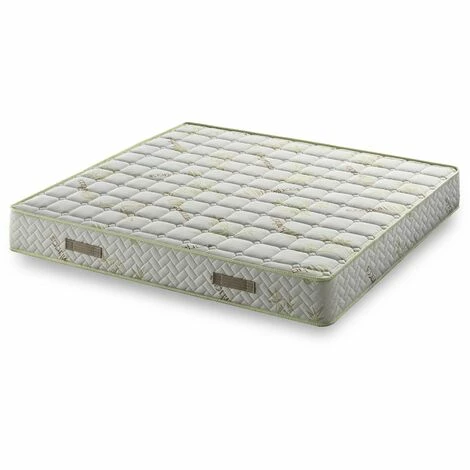 De gros 👏 NUITS D'OR Matelas 120x190 Tissu Avec Bambou Naturel - HR 35 Kg/m3 Hauteur 21 Cm - Trés Ferme + Oreiller à Mémoire De Forme + Protège Matelas OFFERTS 120 190 Bamboo 🛒