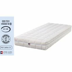Meilleure vente 🥰 LITERIE JULIEN Matelas Latex Naturel 80x200 X 21 Cm Souple - Spécial Sommier Electrique - Déhoussable Housse Lavable - 7 Zones De Confort - Noyau Poli Lattex HR Derniére Génération - Trés Respirant 🔔