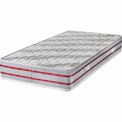 Offres ⭐ KINGOFDREAMS Matelas 80x200 Tissu Bambou Mousse Poli Lattex Indéformable - Hauteur 24 Cm - Soutien Trés Ferme - Orthopédique Bamboo 80 200 🔔