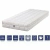 Remise 🌟 LITERIEJULIEN Matelas Mémoire De Forme 120x200 X 23 Cm Trés Ferme - Déhoussable Housse Lavable - 7 Zones De Confort - Noyau Poli Lattex HR Derniére Génération - Trés Respirant 😉