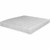 Sortie ⌛ EBAC LITERIE Matelas Montana 140x190 - Mousse - Hauteur 18 Cm - Soutien 3 Zones Confort - Blanc/Ecru/Ivoire 🎉