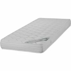 Meilleure affaire ✨ EBAC LITERIE Matelas Montana 90x200 - Mousse - Hauteur 18 Cm - Soutien 3 Zones Confort - Blanc/Ecru/Ivoire 🧨