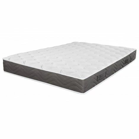 Sortie ❤️ EBAC LITERIE Matelas Rubis 140x190 - Ressorts - Hauteur 23 Cm - Indépendance De Couchage - Blanc/Ecru/Ivoire ⌛