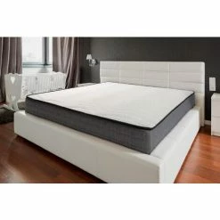 Vente flash 🥰 BEZEN Matelas Pharma Therapy Soja 90x190 à Mémoire De Forme Et HR Grand Fermeté - Blanc Et Gris ⭐