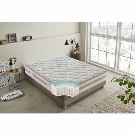Meilleure affaire 👍 ILOVESLEEP Matelas 90x190 à Ressorts Ensachés - Mémoire De Forme à 9 Zones 🥰