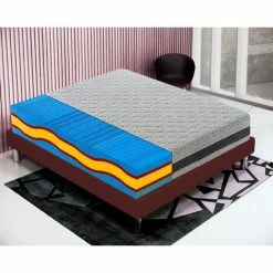 Bon marché ⌛ ILOVESLEEP Matelas 90x200 à Mémoire De Forme à Cinq Couches Amovible Modèle Arezzo ⭐