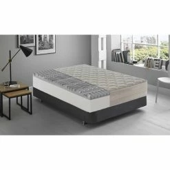 Vente flash 🤩 ILOVESLEEP Matelas 80x200 à Mémoire De Forme Avec 5 Cm De Mémoire à 9 Zones Différenciées Hauteur 25 Cm Modèle Roma ✔️