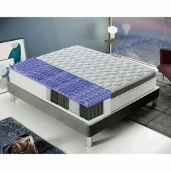 Le moins cher 👏 ILOVESLEEP Matelas 80x200 à Ressorts Ensachés -mémoire De Forme - à 13 Zones Modèle Positano 🌟