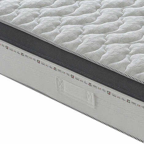Le moins cher 👏 ILOVESLEEP Matelas 80x200 à Ressorts Ensachés -mémoire De Forme - à 13 Zones Modèle Positano 🌟 – Image 5