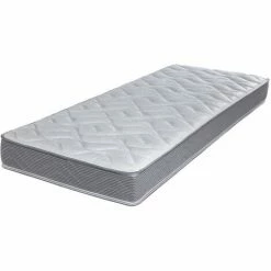 Le moins cher 🔔 EBAC LITERIE Matelas Storm 80x200 - Latex - Hauteur 18 Cm - Soutien Morphologique 3 Zones Confort - Blanc/Ecru/Ivoire ⌛