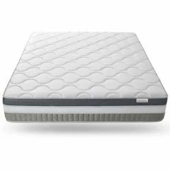 Coupon 👏 Matelas Mémoire De Forme 180x200 Confort Royal Hbedding - 7 Zones De Confort + Mousse Mémoire Adaptative - épaisseur 30cm - Blanc 🎉