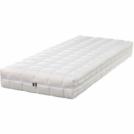 Nouveau 🥰 KINGOFDREAMS Matelas Face Hiver Latex 78 Kg/m3 90x190 X 24 Cm Ferme + Oreiller Visco + Alèse - Noyau Poli Lattex HR Haute Densité - Déhoussable Housse Lavable - 7 Zones De Confort 😉