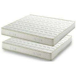 Bon marché ✨ PROVENCE LITERIE Lot De 2 Matelas 80x190 X 21 Cm - Souple - Aertech+ 35 Kg/m3 HR Haute Densité - Hypoallergénique ✔️