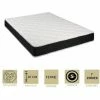 Remise ✨ PROVENCE LITERIE Matelas Latex 76 Kg/m3 + Mousse 35 Kg/m3 90x200 X 20 Cm Ferme + Oreiller Visco 7 Zones De Confort - Hypoallergénique 🔥