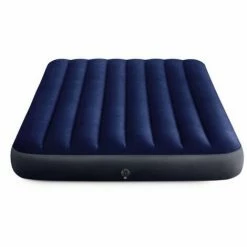 Grosses soldes 🔥 Matelas Gonflable Intex Downy Classic Fiber-Tech M 2 Places - 191 X 137 X 25 Cm 💯