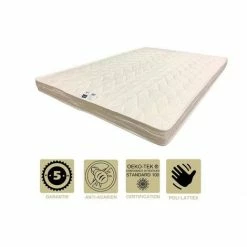 Coupon ❤️ LITERIEJULIEN Matelas Soutien Ferme Mémoire De Forme 140x190 X 9 Cm - 5 Zones De Confort - Ame Poli Lattex Haute Résilience - Hypoallergénique 😀