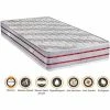Top 10 🎁 NUITS D'OR Matelas Tissu Bambou Naturel + Protège Matelas 80x200 X 24 Cm - Très Ferme - Ame Poli Lattex Haute Densité - Hypoallergénique 👏