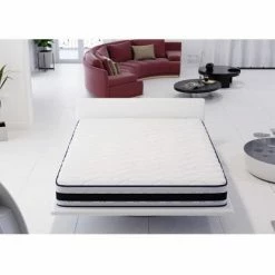 Grosses soldes 😍 KBEDDING Memory Pure Matelas 160x200 H22 Memoire 9 Zones 🎉