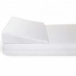 Bon marché 🥰 Oreiller Anti-reflux De Berceau Blanc 70x140 Cm CHILDHOME - Blanc ✔️