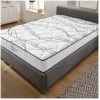 Bon marché ✔️ SOFAREVA Matelas Atlanta | 140x190cm | Epaisseur 20cm | Mousse Memoire De Forme | Ressorts Ensaches - GRIS 🔥