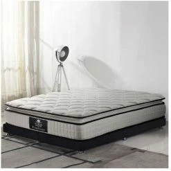 Offres ⌛ SOFAREVA Matelas Buckingham Empereur | Sur-matelas Integre | 7 Zones | 60x120cm | Epaisseur 22cm | Mousse Memoire De Forme | - GRIS 👏