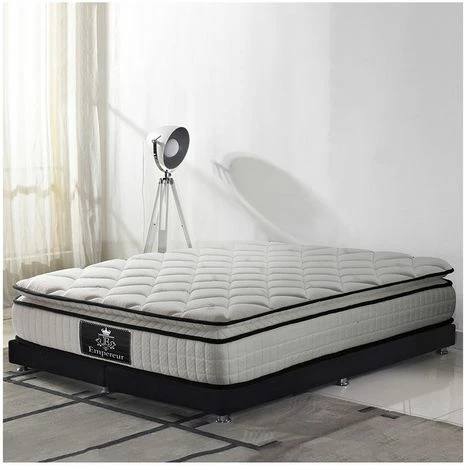Offres ⌛ SOFAREVA Matelas Buckingham Empereur | Sur-matelas Integre | 7 Zones | 60x120cm | Epaisseur 22cm | Mousse Memoire De Forme | - GRIS 👏