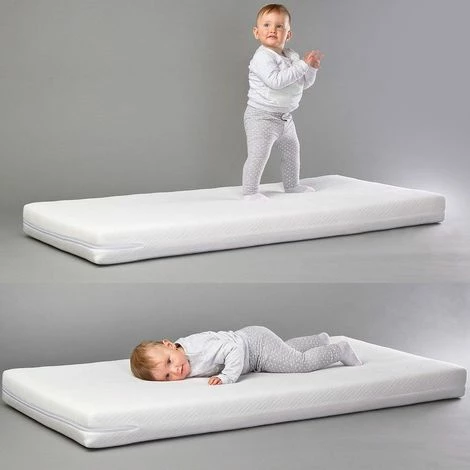 Meilleure vente 😀 SENSILLO Matelas Enfant En Mousse Et Fibres De Coco 140X70 😀 – Image 4