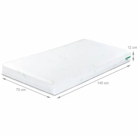 Meilleure vente ✨ SENSILLO Matelas Enfant à Mémoire De Forme Avec Housse à L'aloe Vera 140X70 🛒 – Image 3