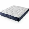 Vente flash 🔥 Matelas à Mémoire De Forme Royal Confort Premium 140x190.29cm épaisseur Marckonfort - BLANC 🔔
