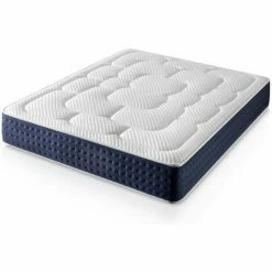 Vente flash 🔥 Matelas à Mémoire De Forme Royal Confort Premium 140x190.29cm épaisseur Marckonfort - BLANC 🔔
