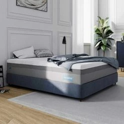 Bon marché 😍 MOBILIER DECO HYBRID - Matelas HYBRID 140 X 190 Cm Avec Ressorts Ensachés Et Mousse Mémoire De Forme épaisseur 26 Cm - Blanc 🛒