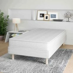 Nouveau 😍 MOBILIER DECO DREAM - Matelas Eco 90x190 15 Cm - Blanc 🎁