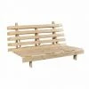 Meilleur prix 🔥 TERRE DE NUIT Structure Futon Bois Naturel 90x200 - Bois Clair 🎉