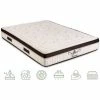 Le moins cher 🤩 BEZEN Matelas à Mémoire De Forme 24 CM TOSCANA 90X180 - Beige Et Marron 🛒