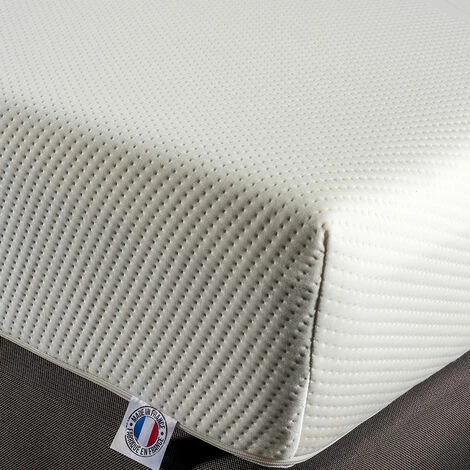 Le moins cher ✨ OLYMPE LITERIE | Matelas SENSITIVE 140x190 Cm | Mousse à Mémoire De Forme | Soutien Ferme - Blanc 💯 – Image 5