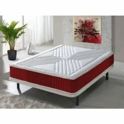 Vente flash 😍 ILOVESLEEP Matelas 80x200 à Mémoire De Forme Avec 5 Cm De Mémoire - Hauteur 25 Cm - Orthopédique - Bande Microfibre - Orthopédique - Ergonomique - Antibactérien - 100% Made In Italy 😀