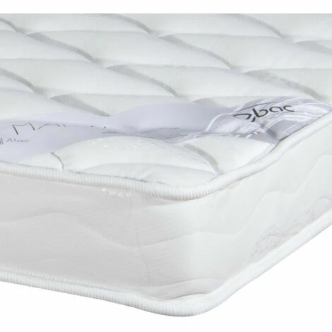 Vente flash 🔔 EBAC LITERIE Matelas Marly 90x190 - Mousse - Hauteur 16 Cm - Soutien Morphologique 3 Zones Confort - Blanc/Ecru/Ivoire ✔️ – Image 2