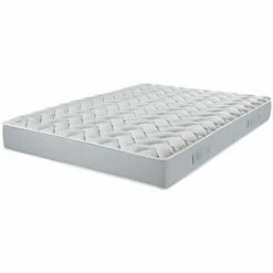 Sortie 🔥 EBAC LITERIE Matelas Maryland 140x190 - Mousse - Hauteur 20 Cm - Soutien 3 Zones Confort - Blanc/Ecru/Ivoire ❤️